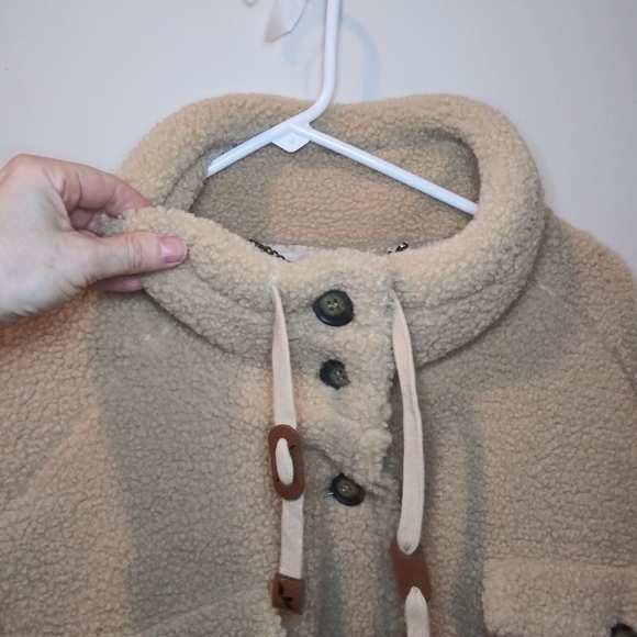 Koolaburra By UGG Doe Tan Relaxed Sherpa Shacket - Picture 4 of 16